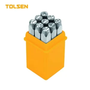Штамп ударный 6мм, 9шт. TOLSEN 25097