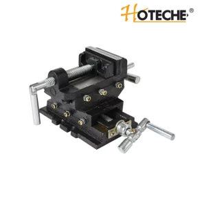 Тиски двуосевые 3"/ 80мм.  HOTECHE  300501