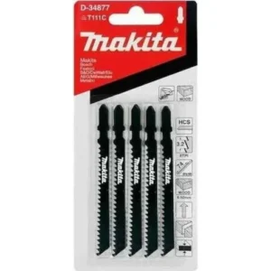 Лобзиковая пилка Makita D-34877 для дерева 5 шт.