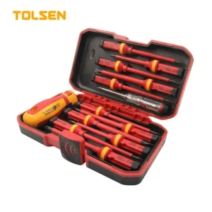 Набор диэлектрических отверток  13 шт, VDE/GS, 1000V.  TOLSEN  v38016