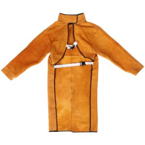 Кожаный фартук с рукавами, размер:XL. R-46-032457-A0