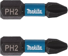 Бита Impact Black PH2, 25 мм, Makita B-6361 2 шт.