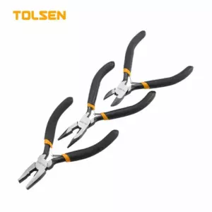 Набор мини плоскогубцев 4.5"/ 115мм, 3 шт. TOLSEN 10038