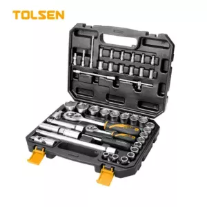 Набор торцевых головок 45шт TOLSEN 15142