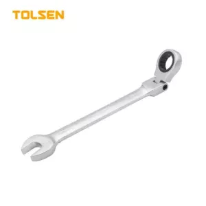 Трещоточный ключ с шарниром17мм TOLSEN  15243