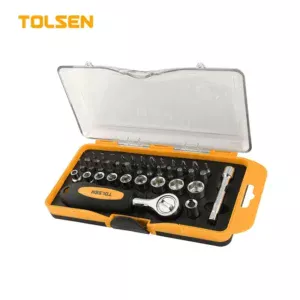 Трещетка с набором бит TOLSEN 20035