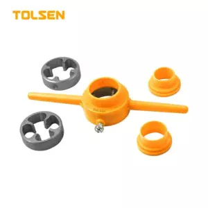 Набор для нарезания резбы на трубах ПВХ SET 1/2"-3/4"-1". TOLSEN 33008