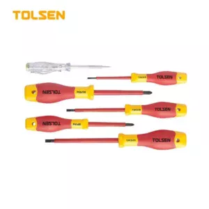 Набор диэлектрических отверток 6 шт, VDE/GS. TOLSEN V33506