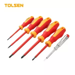 Набор диэлектрических отверток 6 шт, VDE/GS, 1000V. TOLSEN 38013