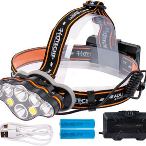 Фонарь налобный 8 Вт, LED. HOTECHE 440007