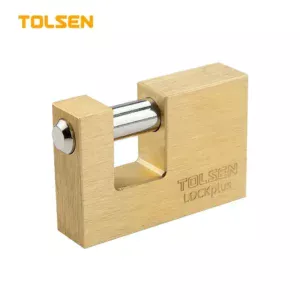 Замок навесной латунный 90мм TOLSEN 55120