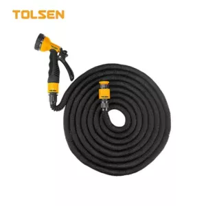 растягивающийся садовый шланг  5м (15м).  TOLSEN  57250