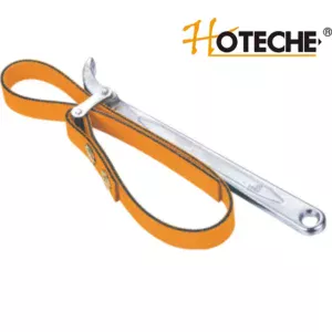 Трубный ключ ремешковый  9".  HOTECHE  722209