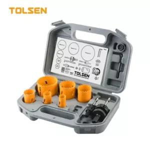 Набор коронок BI-METAL  9 шт  TOLSEN 75861