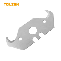 Лезвия Крючковидные 50х19 мм 10шт TOLSEN 30113