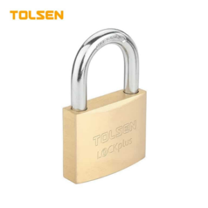 Замок навесной латунный   50мм. TOLSEN  55115